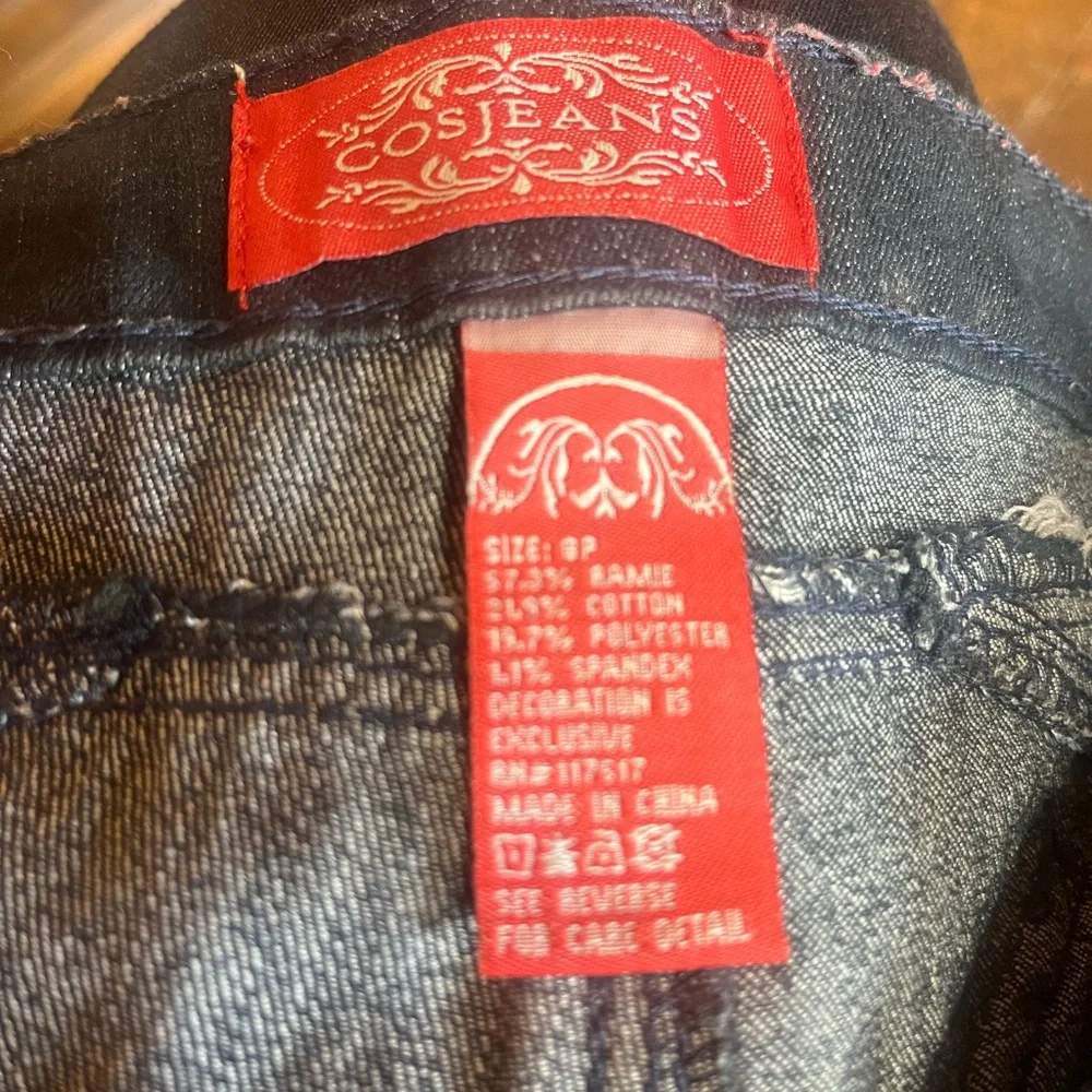 Cos embellished jeans. Flare. Size 8P - Picture 2 of 7